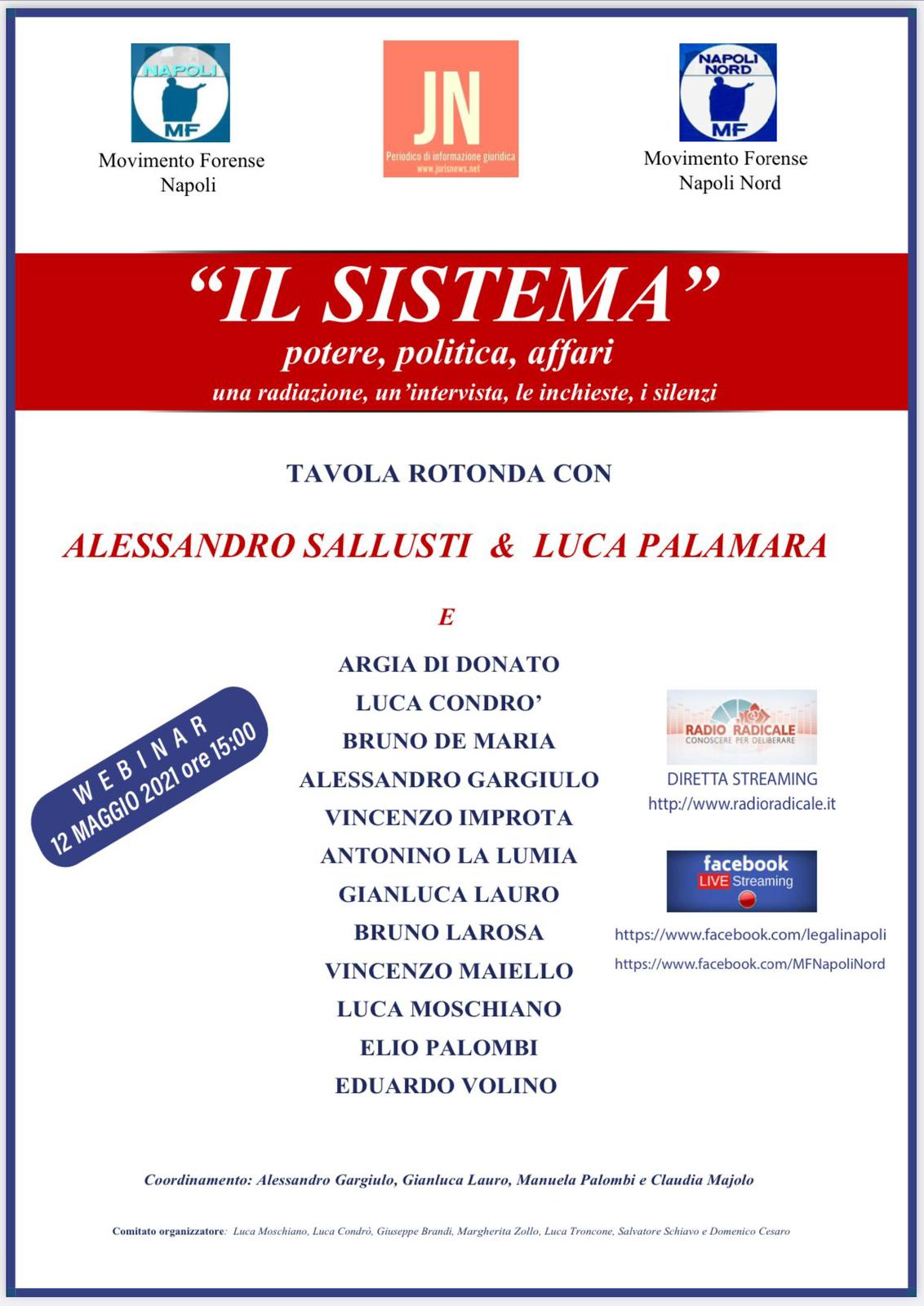 IL SISTEMA 12 MAGGIO 2021 – Studio Legale Associato Palombi